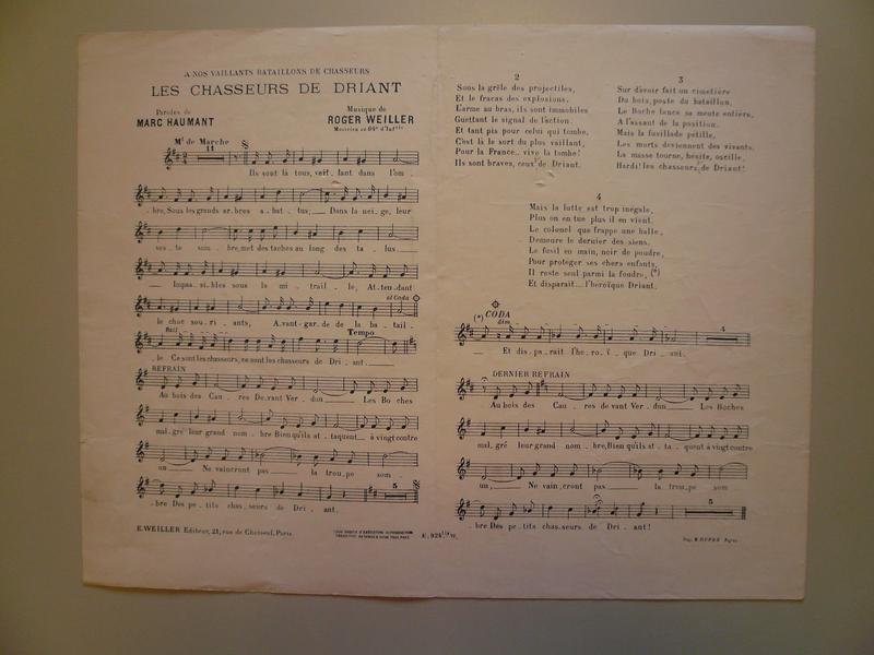 Les Chasseurs de Driant (titre inscrit)