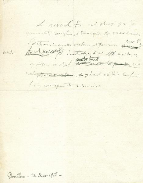 LA CREATION DU COMMANDEMENT UNIQUE (titre inscrit)