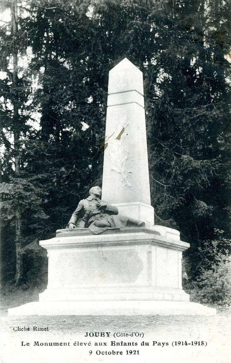 JOUEY (Côte d'Or) / Le Monument élevé aux Enfants du Pays (1914-1918) / 9 octobre 1921 (titre inscrit)