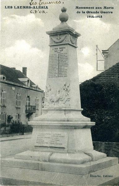 LES LAUMES-ALESIA / Monument aux Morts / de la Grande Guerre / 1914-1918 (titre inscrit)