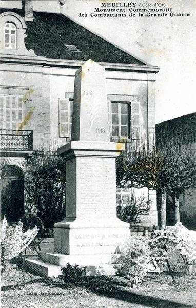 MEUILLEY (Côte d'Or) / Monument Commémoratif / des Combattants de la Grande Guerre (titre inscrit)