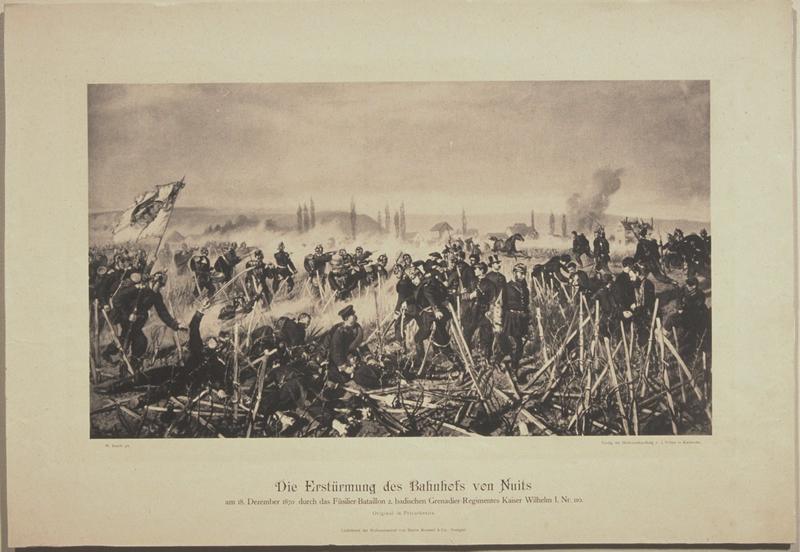 Die Erstürmung des Bahnhofs von Nuits (titre inscrit)