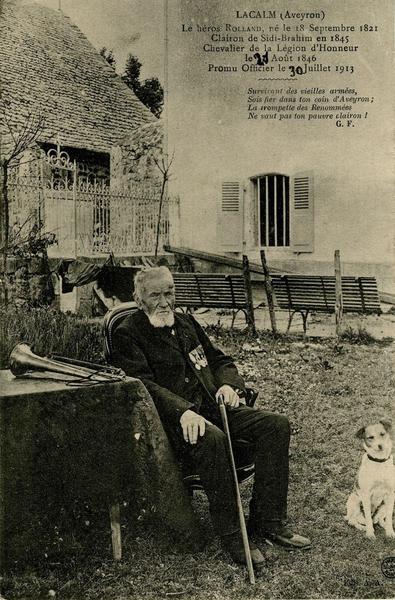 Lacalm (Aveyron) : le héros Rolland (titre factice)