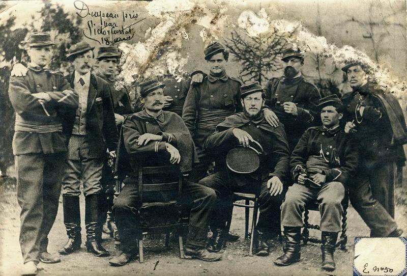 Groupe de Chasseurs du Mont-Blanc / Francs-tireurs de la Hte-Savoie (titre manuscrit)