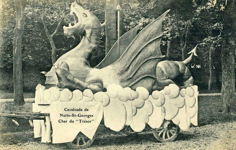 Cavalcade de / Nuits-St-Georges / Char du 'Trésor' (titre inscrit)