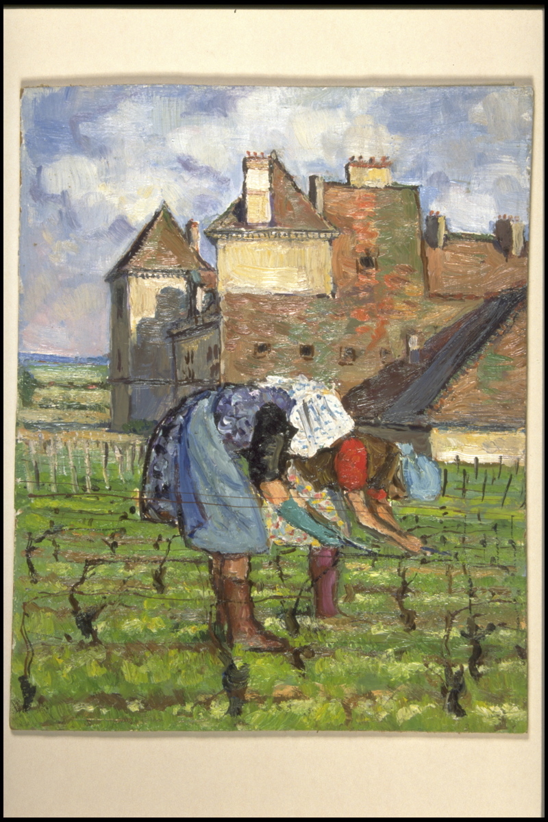 Vougeot 75, attache des tailles (titre inscrit, au verso)