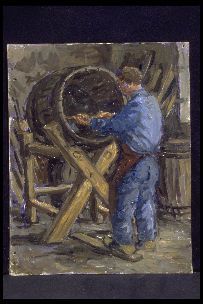 Tonnellerie (titre inscrit, au verso)