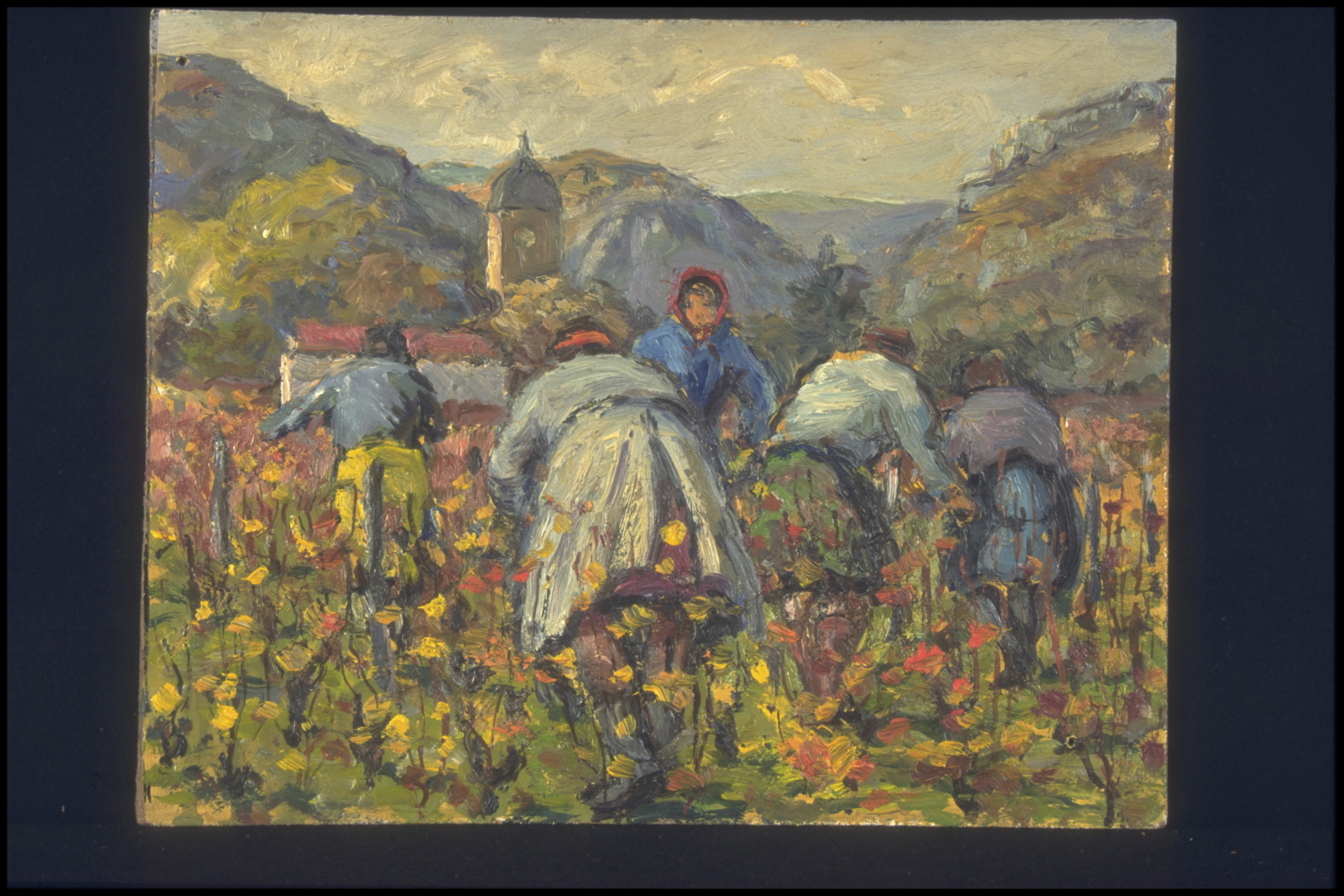 Taille d’automne, Chambolle Musigny (titre inscrit, au verso)