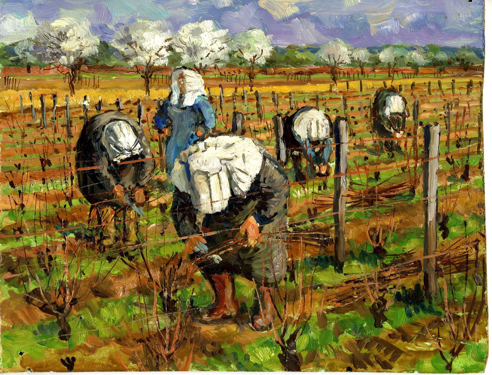 Taille de printemps, grande coiffe (titre inscrit, au verso)