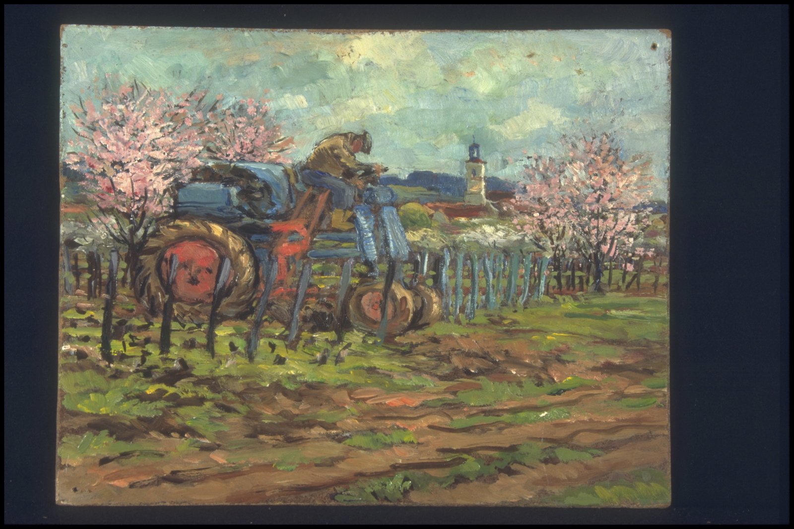 Printemps, Marsannay la Côte (titre inscrit, au verso)