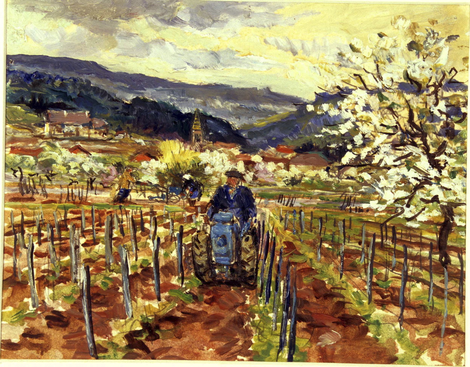 Printemps, Fixin (titre inscrit, au verso)