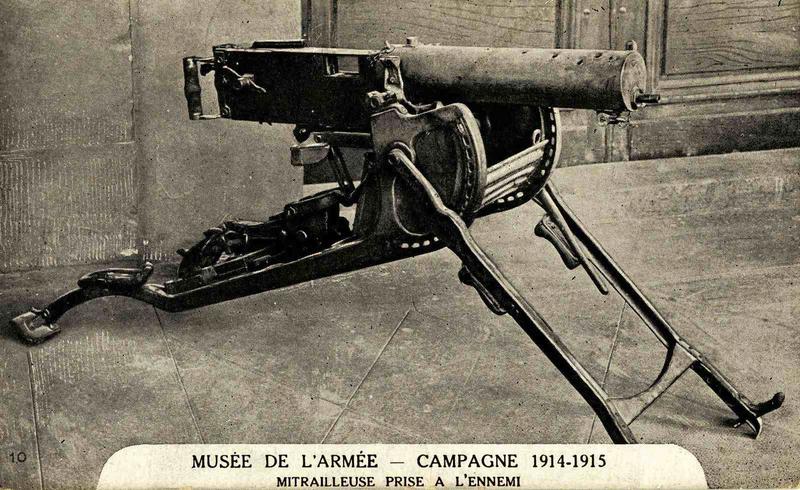 MUSEE DE L'ARMEE - CAMPAGNE 1914-1915 / - MITRAILLEUSE PRISE A L'ENNEMI (titre inscrit)