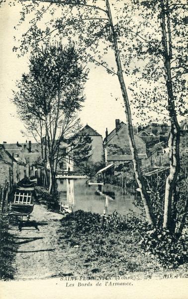 SAINT - FLORENTIN (Yonne) / Les bords de l'Armance. (titre inscrit)