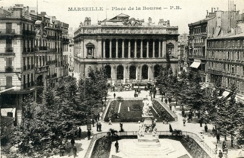 MARSEILLE - Place de la Bourse - P.B. (titre inscrit)