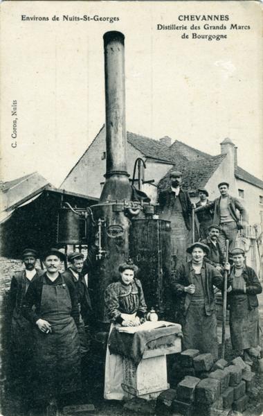 Environs de Nuits-Saint-Georges. / CHEVANNES / Distillerie des Grands Marcs de Bourgogne (titre inscrit)