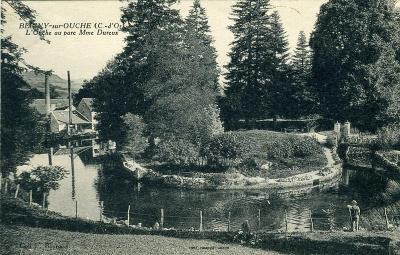 BLIGNY-sur-OUCHE (C.d'Or) / L'Ouche au parc Mme Dureux (titre inscrit)