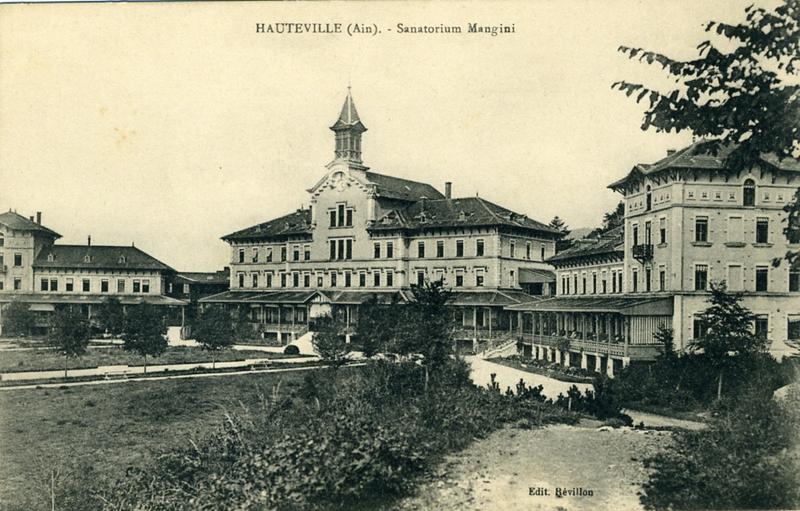 Hauteville (Ain). - Sanatorium Mangini (titre inscrit)