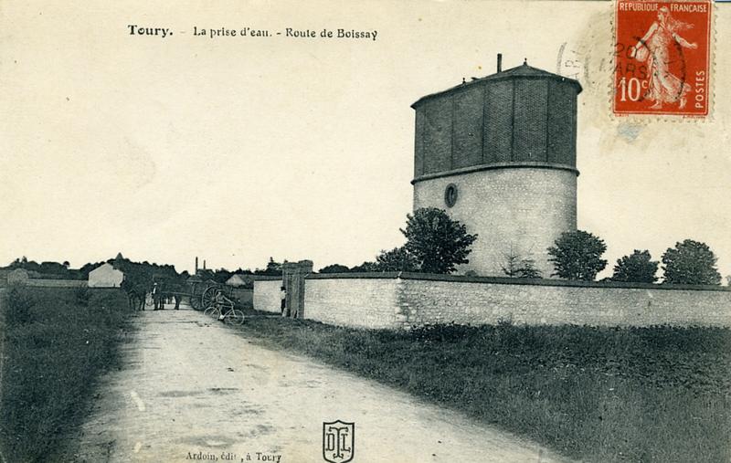 Toury. - La prise d'eau - Route de Boissay (titre inscrit)