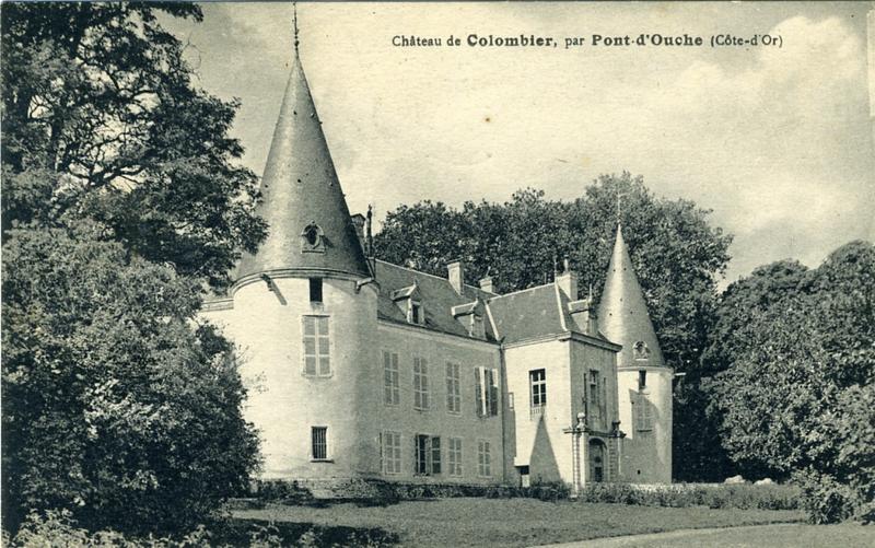 Château de Colombier, par PONT-D'OUCHE (Côte-d'Or) (titre inscrit)