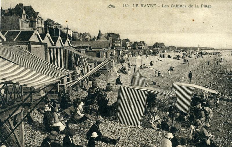 130 LE HAVRE - Les Cabines de la Plage (titre inscrit)