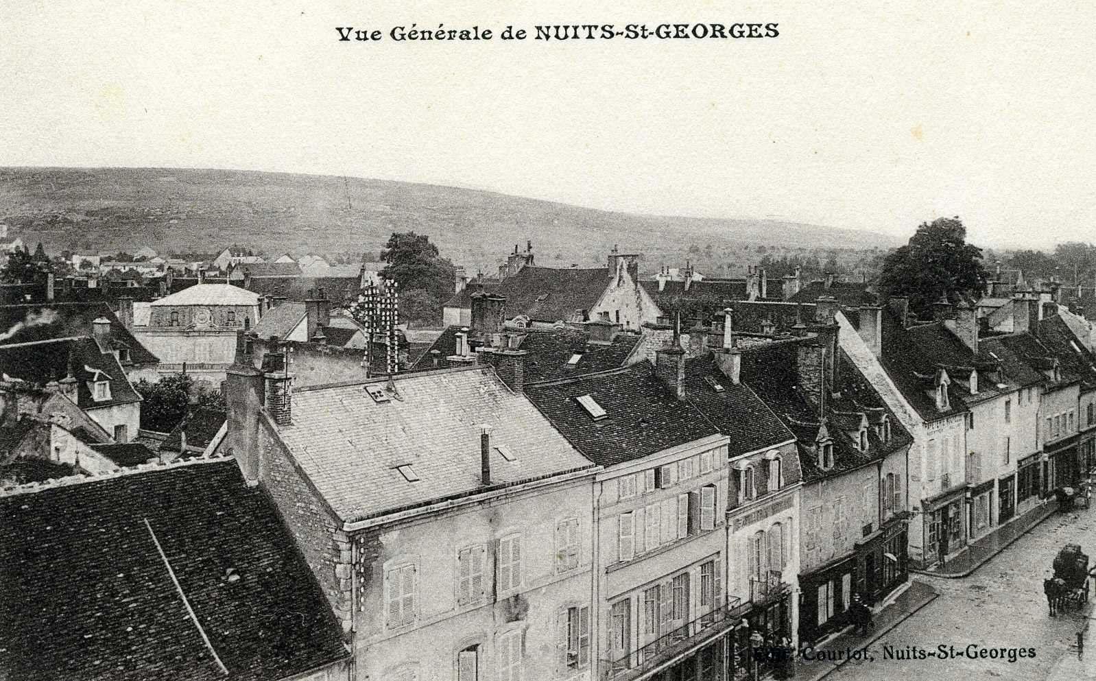 Vue Générale de NUITS-St-GEORGES (titre inscrit)