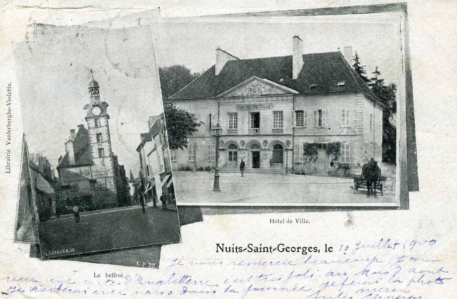 Hôtel de Ville. / Le beffroi (titre inscrit)