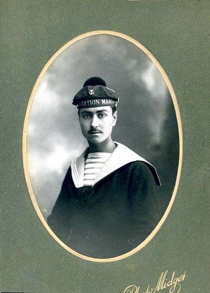 Charles Noirot en 1917. Infirmier dans la Marine