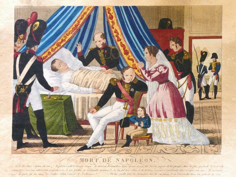 MORT DE NAPOLEON (titre inscrit)