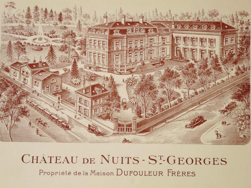CHÂTEAU DE NUITS-ST-GEORGES / Propriété de la Maison DUFOULEUR FRERES (titre inscrit)