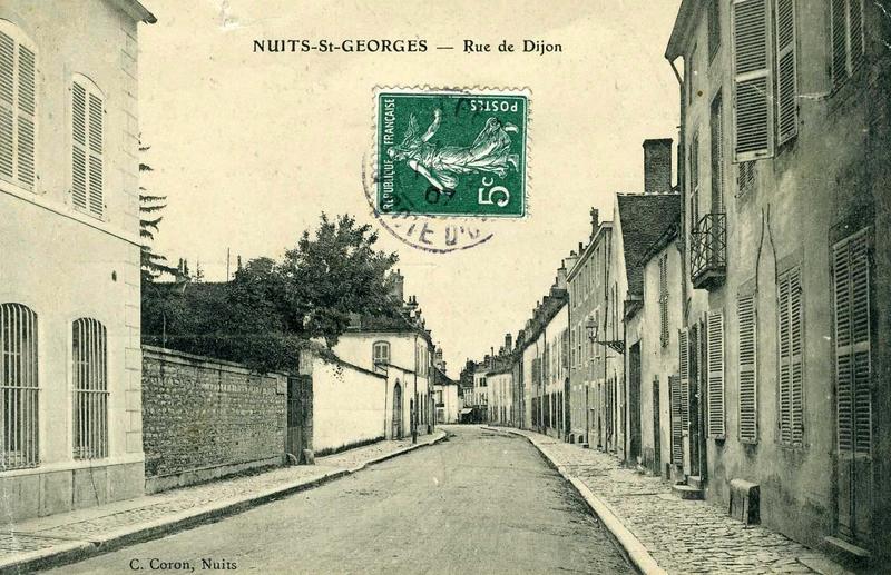 NUITS-St-GEORGES - Rue de Dijon (titre inscrit)