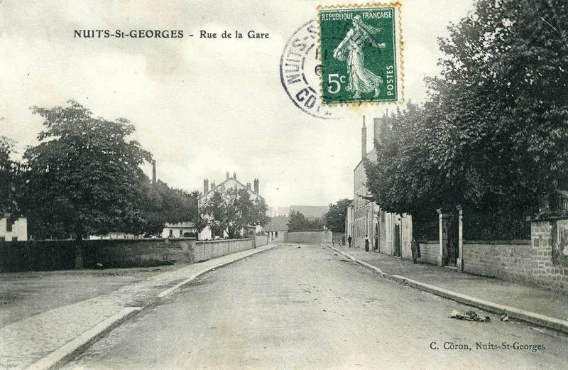 NUITS-St-GEORGES - Rue de la Gare (titre inscrit)