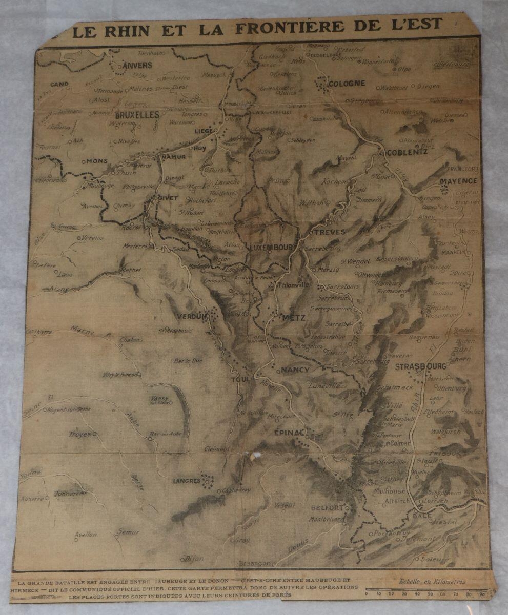 LE RHIN ET LA FRONTIERE DE L'EST (titre inscrit)