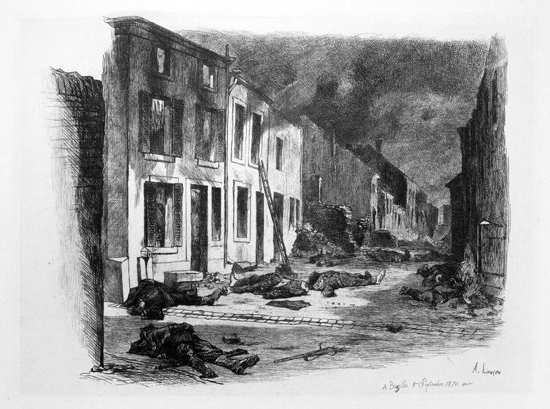 A Bazeille 1er Septembre 1870 soir