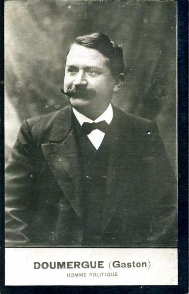 DOUMERGUE (Gaston) / HOMME POLITIQUE (titre inscrit)