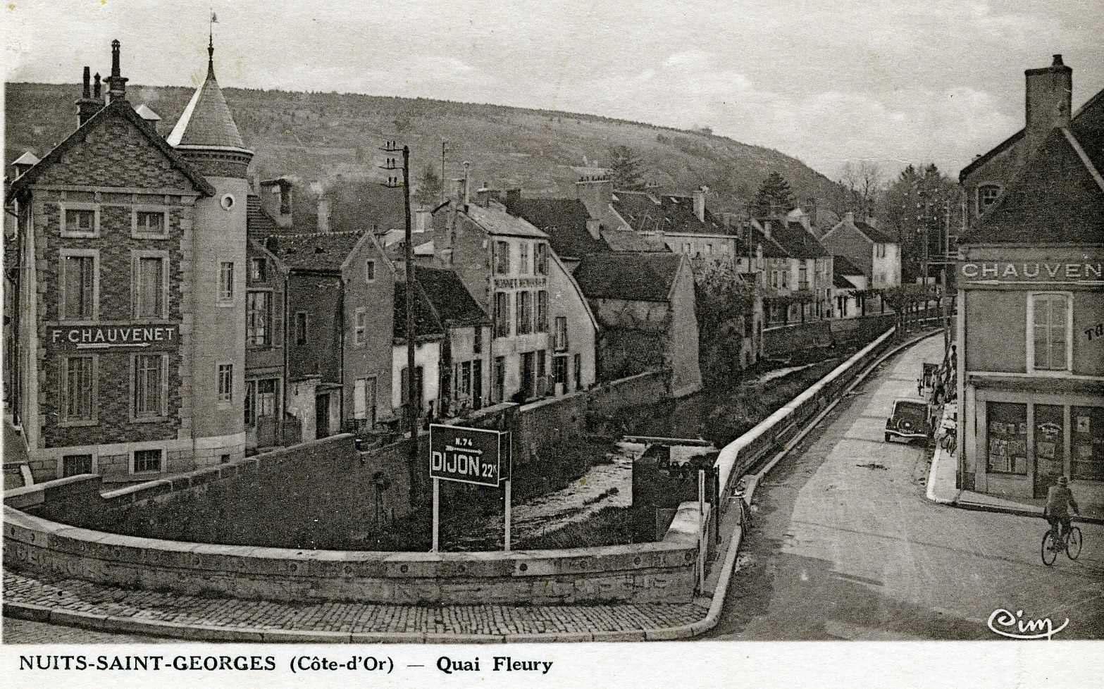 NUITS-SAINT-GEORGES (Côte-d'Or) - Quai Fleury (titre inscrit)