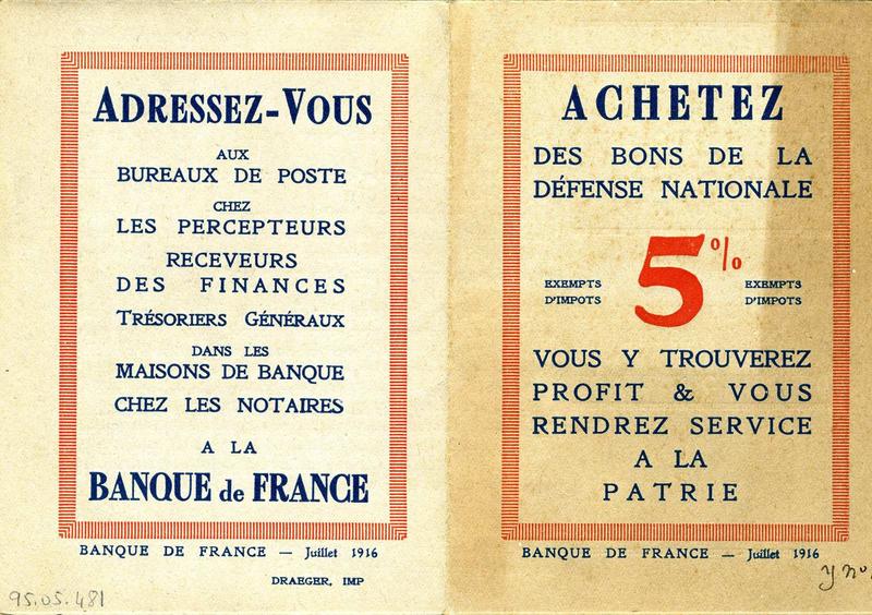 ACHETEZ / des bons de la Défense Nationale (titre inscrit)