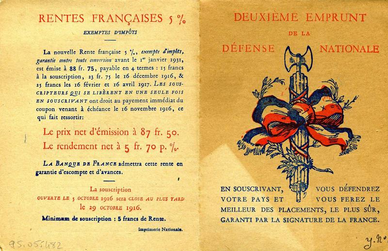 DEUXIEME EMPRUNT / DE LA / DEFENSE NATIONALE (titre inscrit)