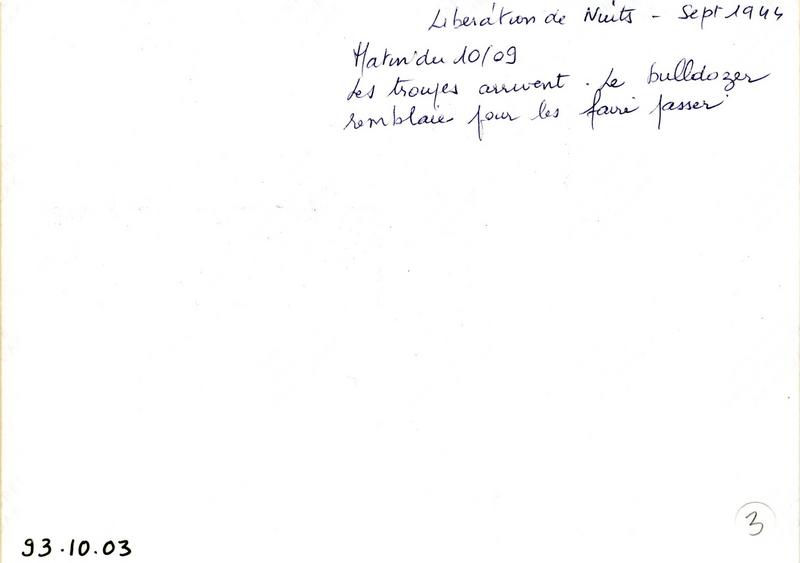 Libération de Nuits - Sept 1944 (titre inscrit)