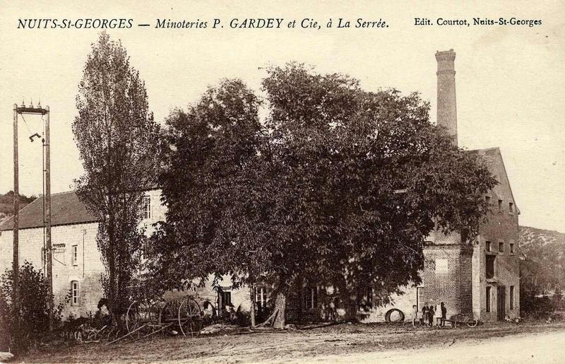 NUITS-St-GEORGES  - Minoteries P. GARDEY et Cie, à La Serrée (titre inscrit)