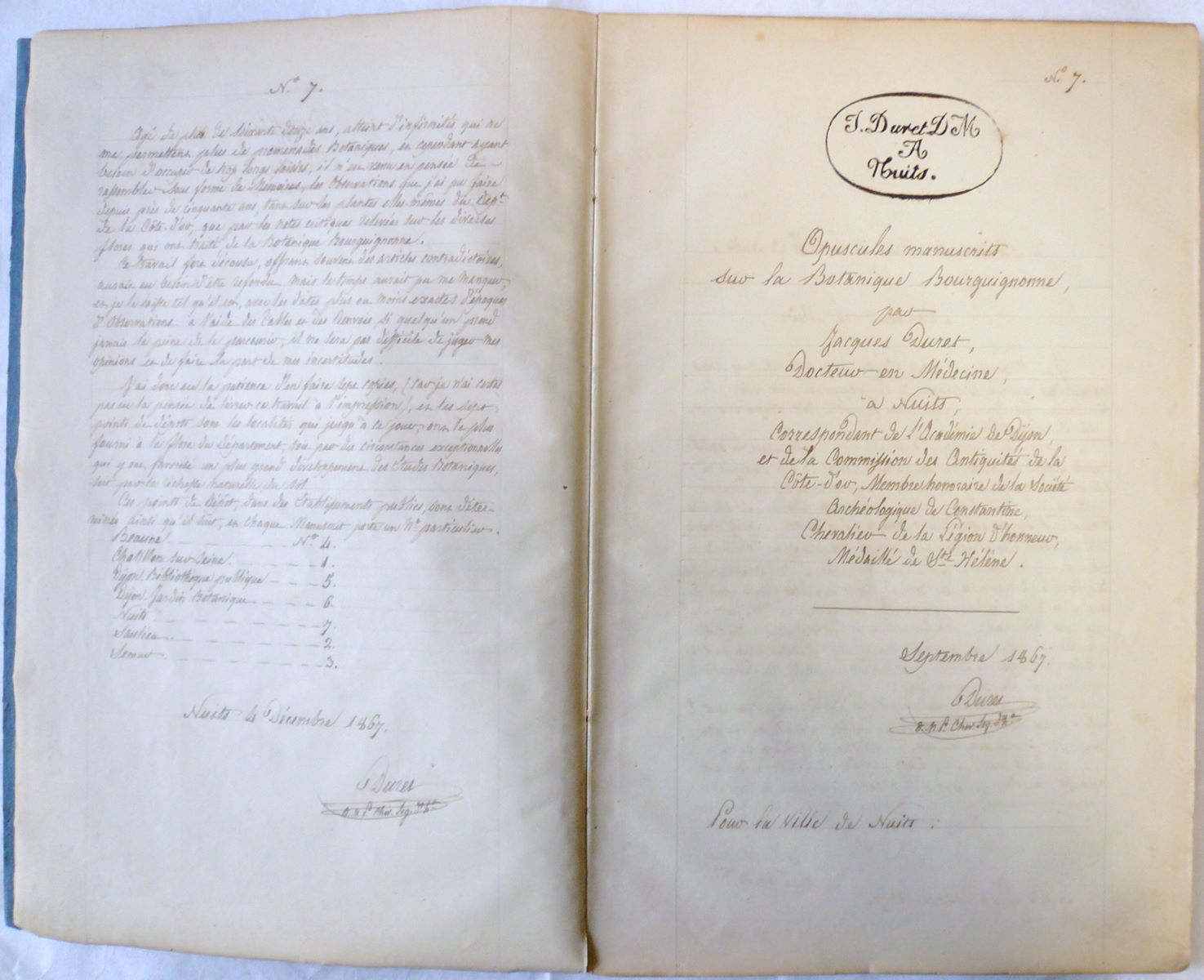 Botanique bourguignonne 1867