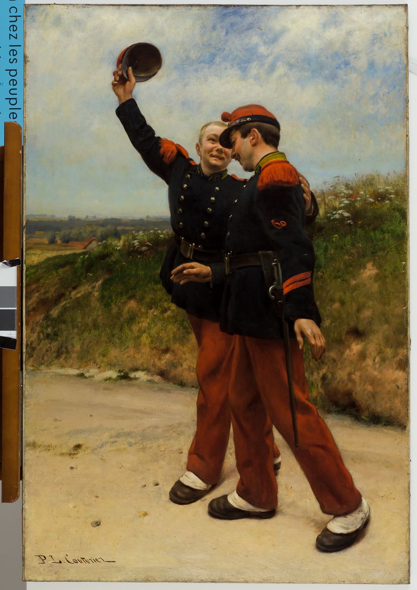 "On a trinqué " ou "Les deux militaires"