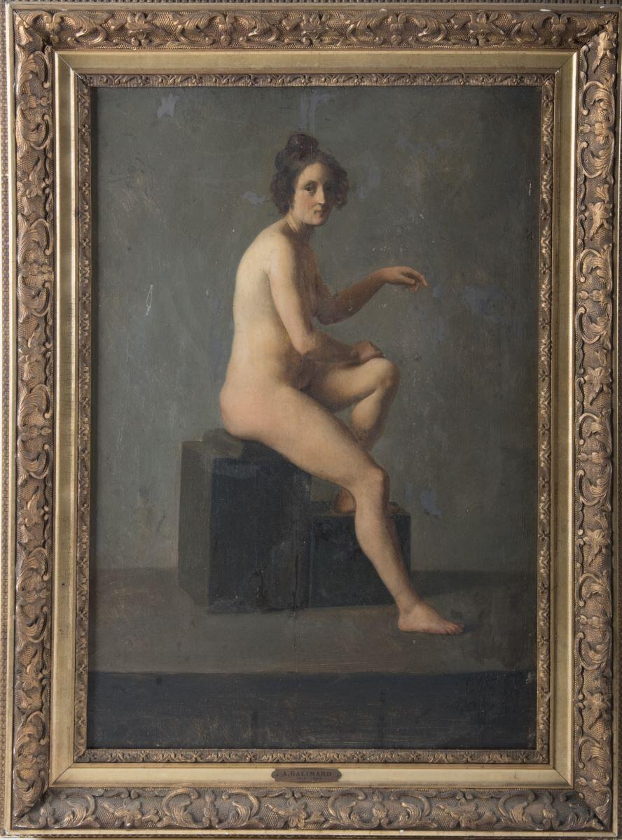 Femme nue (étude d'atelier)