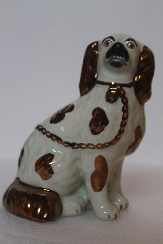 Chien King Charles dit en faïence de Jersey