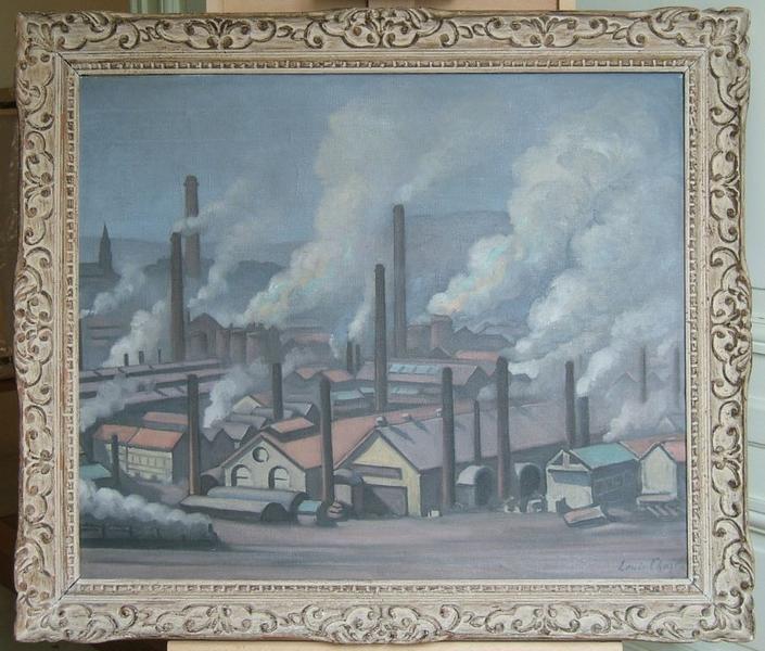 Le Creusot : vue des ateliers de la plaine des Riaux