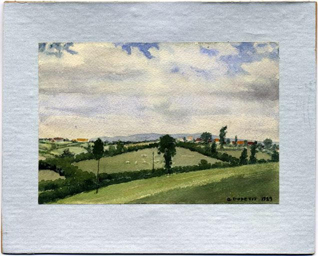 Fond du jardin à Rouvrat