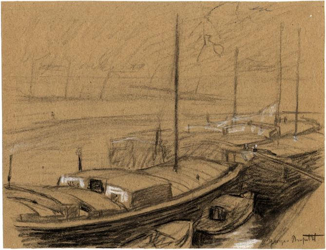 Bateaux sur le canal