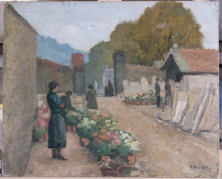 La Toussaint. Cimetière St Charles