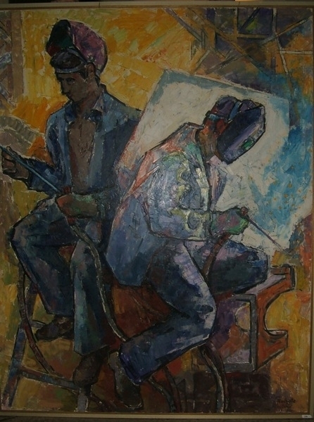 Deux soudeurs