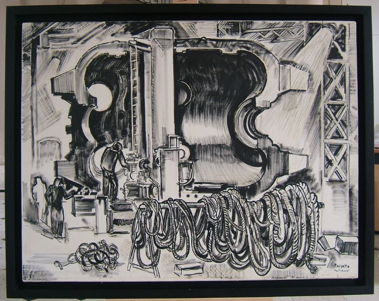 Demi-enveloppe de turbine à vapeur (titre factice)