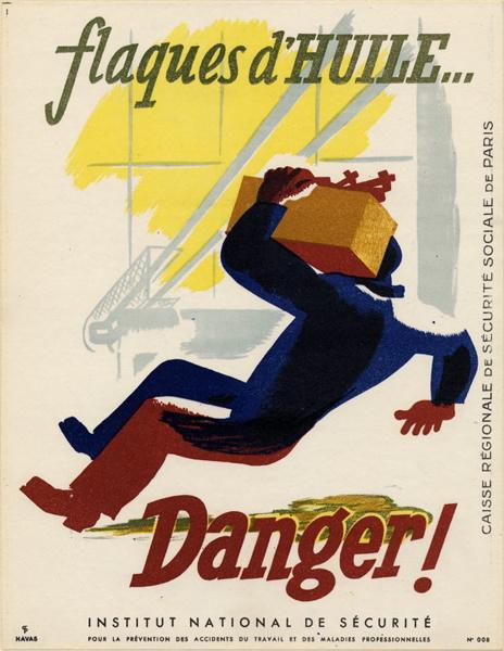 flaques d'HUILE, Danger !